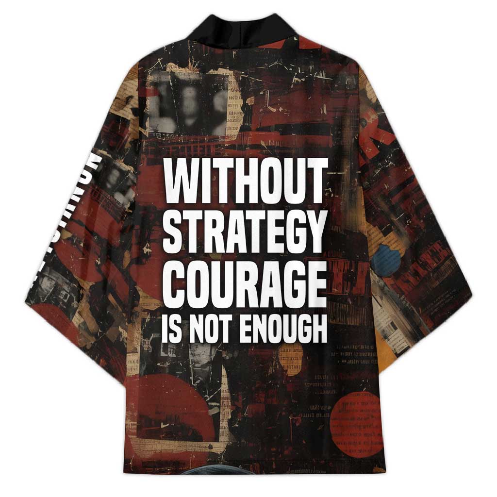 Bayard Rustin Kimono with Quiet Architect Design Strategy and Courage Civil Rights Tribute - Wonder Print Shop