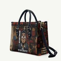 Bayard Rustin Leather Bag with Quiet Architect Design Strategy and Courage Civil Rights Tribute - Wonder Print Shop