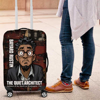 Bayard Rustin Luggage Cover with Quiet Architect Design Strategy and Courage Civil Rights Tribute - Wonder Print Shop