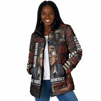Bayard Rustin Padded Jacket with Quiet Architect Design Strategy and Courage Civil Rights Tribute - Wonder Print Shop