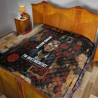 Bayard Rustin Quilt with Quiet Architect Design Strategy and Courage Civil Rights Tribute - Wonder Print Shop