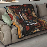 Bayard Rustin Quilt with Quiet Architect Design Strategy and Courage Civil Rights Tribute - Wonder Print Shop