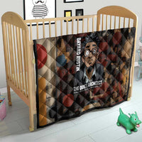 Bayard Rustin Quilt with Quiet Architect Design Strategy and Courage Civil Rights Tribute - Wonder Print Shop