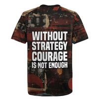 Bayard Rustin Rugby Jersey with Quiet Architect Design Strategy and Courage Civil Rights Tribute - Wonder Print Shop