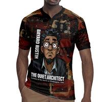 Bayard Rustin Rugby Jersey with Quiet Architect Design Strategy and Courage Civil Rights Tribute - Wonder Print Shop