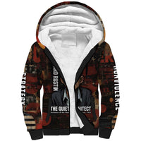 Bayard Rustin Sherpa Hoodie with Quiet Architect Design Strategy and Courage Civil Rights Tribute - Wonder Print Shop