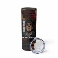 Bayard Rustin Skinny Tumbler with Quiet Architect Design Strategy and Courage Civil Rights Tribute - Wonder Print Shop