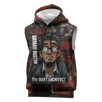 Bayard Rustin Sleeveless Hoodie with Quiet Architect Design Strategy and Courage Civil Rights Tribute - Wonder Print Shop