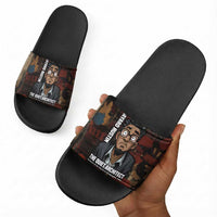 Bayard Rustin Slide Sandals with Quiet Architect Design Strategy and Courage Civil Rights Tribute - Wonder Print Shop