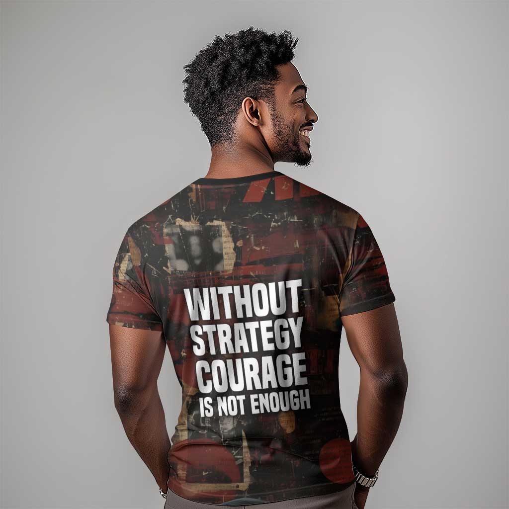 Bayard Rustin T shirt with Quiet Architect Design Strategy and Courage Civil Rights Tribute - Wonder Print Shop