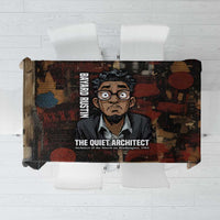 Bayard Rustin Tablecloth with Quiet Architect Design Strategy and Courage Civil Rights Tribute - Wonder Print Shop