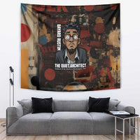 Bayard Rustin Tapestry with Quiet Architect Design Strategy and Courage Civil Rights Tribute - Wonder Print Shop