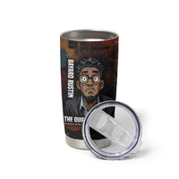 Bayard Rustin Tumbler Cup with Quiet Architect Design Strategy and Courage Civil Rights Tribute - Wonder Print Shop