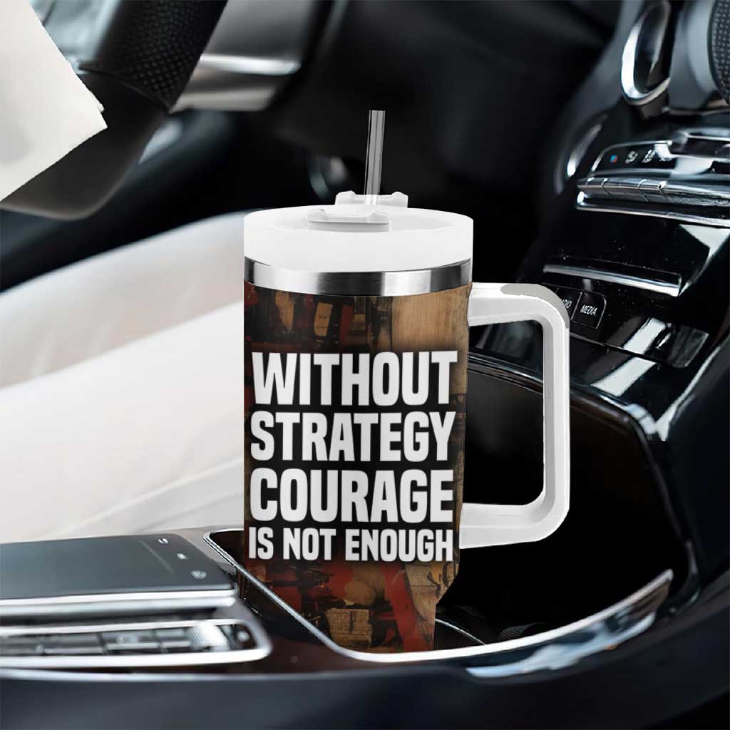 Bayard Rustin Tumbler With Handle with Quiet Architect Design Strategy and Courage Civil Rights Tribute - Wonder Print Shop
