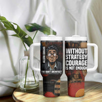 Bayard Rustin Tumbler With Handle with Quiet Architect Design Strategy and Courage Civil Rights Tribute - Wonder Print Shop