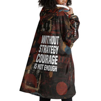 Bayard Rustin Wearable Blanket Hoodie with Quiet Architect Design Strategy and Courage Civil Rights Tribute - Wonder Print Shop