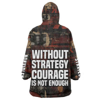 Bayard Rustin Wearable Blanket Hoodie with Quiet Architect Design Strategy and Courage Civil Rights Tribute - Wonder Print Shop
