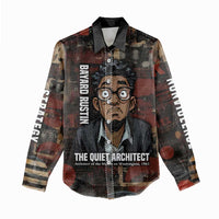 Bayard Rustin Women Casual Shirt with Quiet Architect Design Strategy and Courage Civil Rights Tribute - Wonder Print Shop