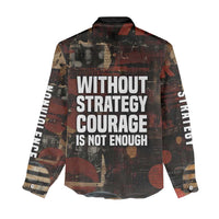 Bayard Rustin Women Casual Shirt with Quiet Architect Design Strategy and Courage Civil Rights Tribute - Wonder Print Shop