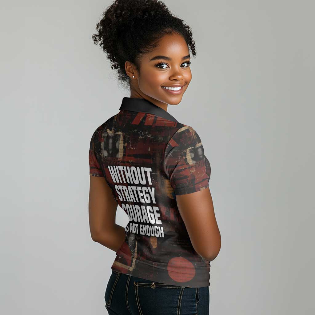 Bayard Rustin Women Polo Shirt with Quiet Architect Design Strategy and Courage Civil Rights Tribute - Wonder Print Shop