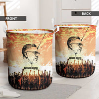 Bayard Rustin Laundry Basket with Radical Nonviolence Design Protest Crowd and Courage Civil Rights Tribute - Wonder Print Shop