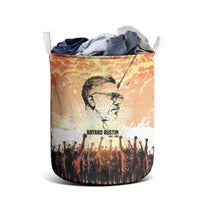 Bayard Rustin Laundry Basket with Radical Nonviolence Design Protest Crowd and Courage Civil Rights Tribute - Wonder Print Shop