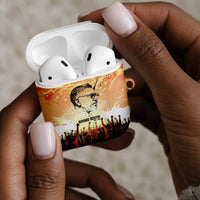 Bayard Rustin AirPods Case with Radical Nonviolence Design Protest Crowd and Courage Civil Rights Tribute - Wonder Print Shop