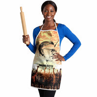 Bayard Rustin Apron with Radical Nonviolence Design Protest Crowd and Courage Civil Rights Tribute - Wonder Print Shop