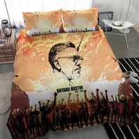 Bayard Rustin Bedding Set with Radical Nonviolence Design Protest Crowd and Courage Civil Rights Tribute - Wonder Print Shop