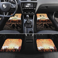 Bayard Rustin Car Mats with Radical Nonviolence Design Protest Crowd and Courage Civil Rights Tribute - Wonder Print Shop
