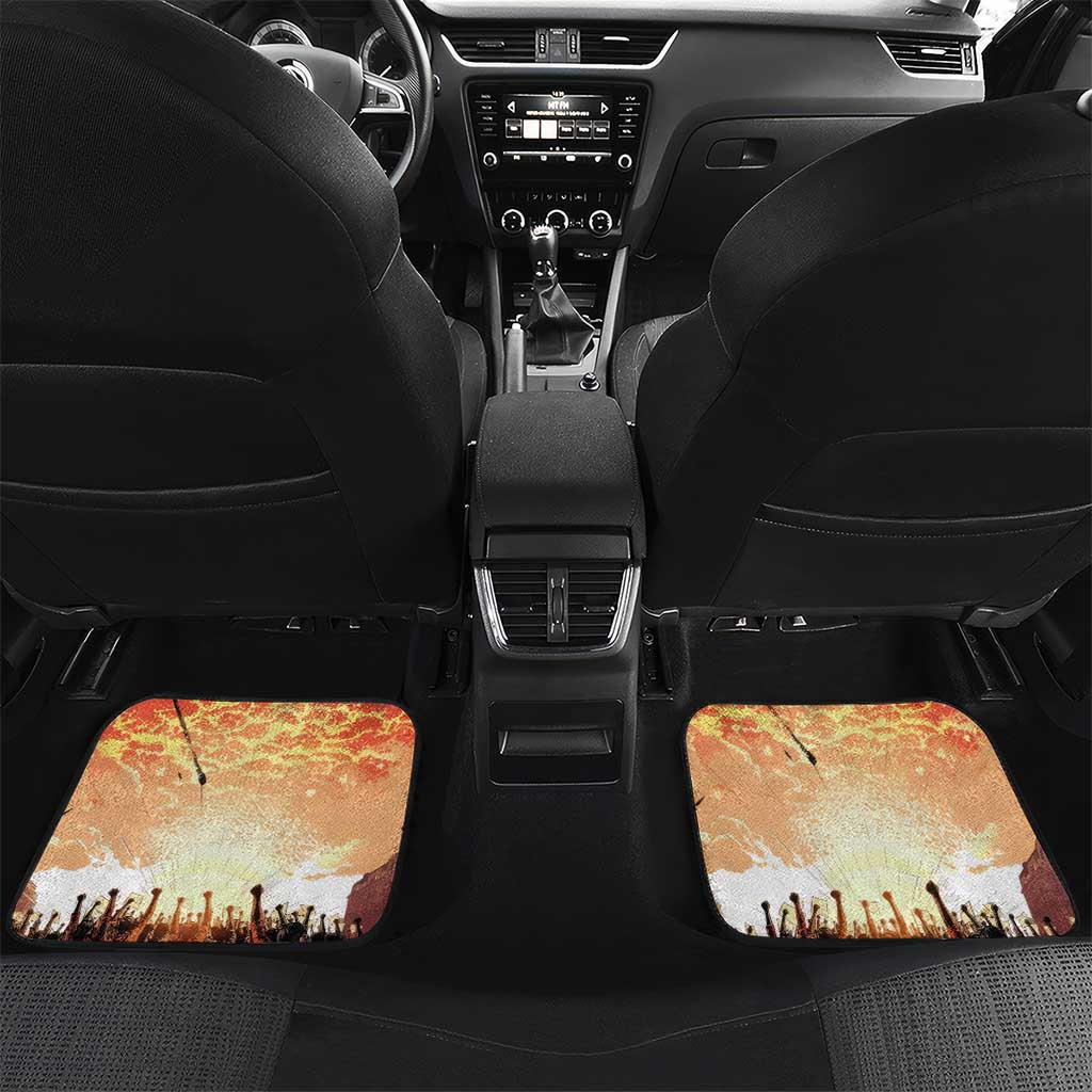 Bayard Rustin Car Mats with Radical Nonviolence Design Protest Crowd and Courage Civil Rights Tribute - Wonder Print Shop