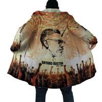 Bayard Rustin Cloak with Radical Nonviolence Design Protest Crowd and Courage Civil Rights Tribute - Wonder Print Shop