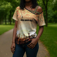Bayard Rustin Cross Shoulder Shirt with Radical Nonviolence Design Protest Crowd and Courage Civil Rights Tribute - Wonder Print Shop