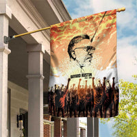 Bayard Rustin Garden Flag with Radical Nonviolence Design Protest Crowd and Courage Civil Rights Tribute - Wonder Print Shop