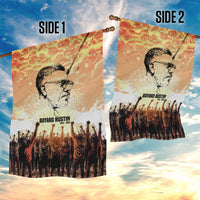 Bayard Rustin Garden Flag with Radical Nonviolence Design Protest Crowd and Courage Civil Rights Tribute - Wonder Print Shop