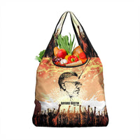 Bayard Rustin Grocery Bag with Radical Nonviolence Design Protest Crowd and Courage Civil Rights Tribute - Wonder Print Shop