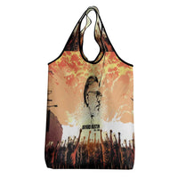 Bayard Rustin Grocery Bag with Radical Nonviolence Design Protest Crowd and Courage Civil Rights Tribute - Wonder Print Shop