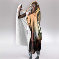 Bayard Rustin Hooded Blanket with Radical Nonviolence Design Protest Crowd and Courage Civil Rights Tribute - Wonder Print Shop