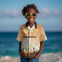 Bayard Rustin Kid Hawaiian Shirt with Radical Nonviolence Design Protest Crowd and Courage Civil Rights Tribute - Wonder Print Shop