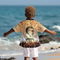 Bayard Rustin Kid Hawaiian Shirt with Radical Nonviolence Design Protest Crowd and Courage Civil Rights Tribute - Wonder Print Shop