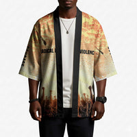 Bayard Rustin Kimono with Radical Nonviolence Design Protest Crowd and Courage Civil Rights Tribute - Wonder Print Shop