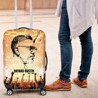 Bayard Rustin Luggage Cover with Radical Nonviolence Design Protest Crowd and Courage Civil Rights Tribute - Wonder Print Shop