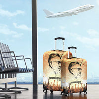 Bayard Rustin Luggage Cover with Radical Nonviolence Design Protest Crowd and Courage Civil Rights Tribute - Wonder Print Shop