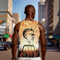 Bayard Rustin Men Tank Top with Radical Nonviolence Design Protest Crowd and Courage Civil Rights Tribute - Wonder Print Shop