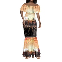 Bayard Rustin Mermaid Dress with Radical Nonviolence Design Protest Crowd and Courage Civil Rights Tribute - Wonder Print Shop