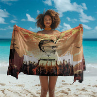 Bayard Rustin Sarong with Radical Nonviolence Design Protest Crowd and Courage Civil Rights Tribute - Wonder Print Shop