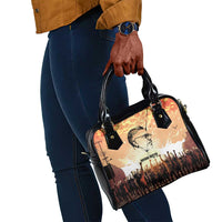 Bayard Rustin Shoulder Handbag with Radical Nonviolence Design Protest Crowd and Courage Civil Rights Tribute - Wonder Print Shop