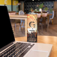 Bayard Rustin Skinny Tumbler with Radical Nonviolence Design Protest Crowd and Courage Civil Rights Tribute - Wonder Print Shop