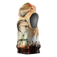 Bayard Rustin Sleeveless Hoodie with Radical Nonviolence Design Protest Crowd and Courage Civil Rights Tribute - Wonder Print Shop