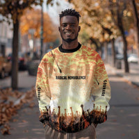 Bayard Rustin Sweatshirt with Radical Nonviolence Design Protest Crowd and Courage Civil Rights Tribute - Wonder Print Shop